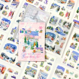 20sheets Floating Light Four Seasons Series Kawaii Ins Die Cut Sticker Book DIY Diary Clipper Planner Handbook Aesthetic Sticker