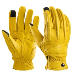 New 1Pair Gloves Men Women Gloves First Layer Cowhide Wear-resistant Camping Mittens Touch Screen Protective Equipment