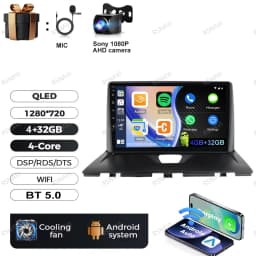 Android 15 Car Radio For Peugeot Expert 2 For Citroen Jumpy For Fiat Scudo For Toyota Proace 2007-2017 IPS 360 Camera RDS QLED