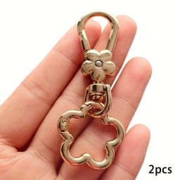 2pcs Flower Keychain, Cute Key Chains, Purse Bag Charm, Keychain Accessories for Women Purse Bag Accessories