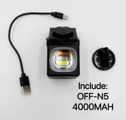 OFFBONDAGE 1000LM Bike Light Front Lamp TypeC Rechargeable LED 5000mAh Bicycle Light Waterproof Headlight Bike Accessories