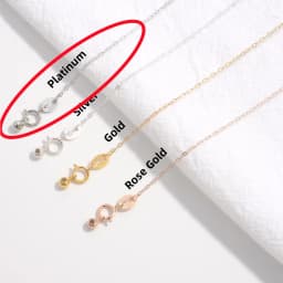 ZHUKOU,Real Pure S925 Sterling Silver Simple O shape Collarbone Necklace for DIY Pendant Adjustable length women's Necklace SL1