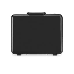 ABS+Aluminum Business Briefcase - TSA Lock Tool Storage Case with Portable Design & Carry-On Compartments