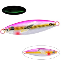 1pc 30g-120g Micro Slow Sink Quality Metal Jigging Fishing Lure Dubstep With Wing Skin Tuna Bass Spoon Jig Sea Boat Lure
