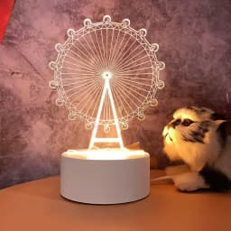 3D Lamp Acrylic LED Night Lights Bear Dinosaur Child Night Light Led for Bedroom Decoration Christmas Decor Wedding Party Favors