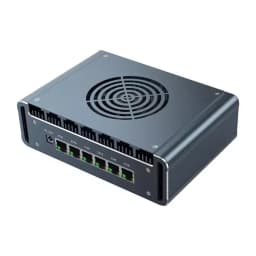 Intel I3 N300 Core 3-100U 6x 2.5G LAN Metal Mini PC Firewall Appliance DDR5 Industrial NAS Home Server PfSense PNsense Proxmox