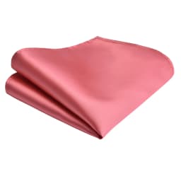 Ricnais Classic Silk Waterproof Handkerchiefs Solid 25cm*25cm Hanky Green Red Gold Pocket Square For Man Wedding Business Party