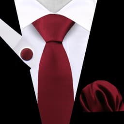 Business Tie For Men Set Necktie Cufflink Classic Handkerchief Suit For Wedding High Quality Stripe Tie Set Formal Gravata Gift