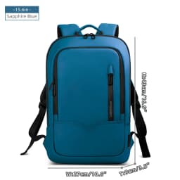HK High-Quality Backpack 15.6-Inch Laptop Bag Men's Business Commuter Backpack Waterproof Oxford Fabric Lightweight Travel Bag