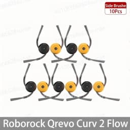 Roborock Qrevo Curv 2 Flow/Qrevo Curv 2 Flow Robot Vacuum Accessorie Main Side Brushe Mop Cloth HEPA Filter Dust Bag Spare Parts