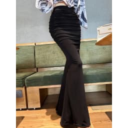 2025 New Design Slimming Pleated Wrap Body Long Skirt Women's Stylish Commuter Sexy High Waist Versatile Skirt