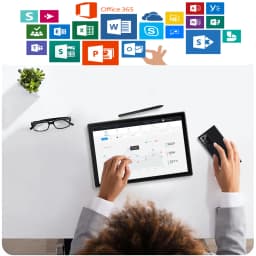 10.1' High-Definition Screen Tablet Octa-Core Processor 8GB+256GB ROM 4G 5G Dual SIM WiFi GPS Metal Shell with Keyboard Mouse