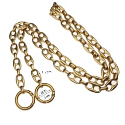 High Quality Purse Chain Strap Zinc Alloy Shoulder Handbag Strap Replacement Handle Chain Metal Chunky Bag Chain Strap