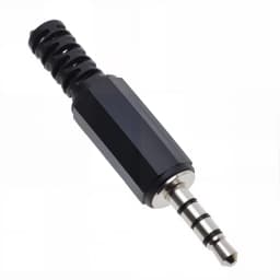 5Pcs 3.5mm Mono Stereo Plug For Microphone Headphone Connector, 2-Pole/3-Pole/4-Pole Audio Adapter