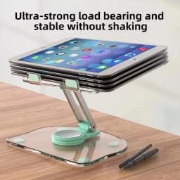 360° Rotation Acrylic Tablet Stand Adjustable Phone Bracket Folding Anti-slip Holder For iPad Pro Air Mini For 4.7-13inch Stand