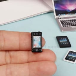 Mini Mobile Phone Ipad Laptop Notebook Macbook Miniature Model Toys For Blythe Bjd Ob11 Dolls 1/6 Dollhouse Scenes Accessories