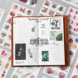 3 Sheets Sakura Washi Stickers Pink Flower Tree Stickers For Notebooks Stationery Scrapbooking Stickers Japanese Cherry Blossom