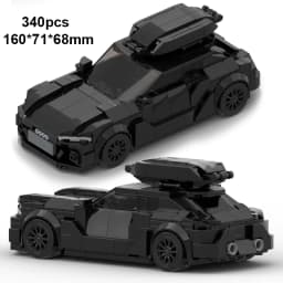 Technical Speed Car MOC City Vehicle Racing Car Rally Building Blocks Bricks Set Retro Ornament Diy Toys For Adults Gifts