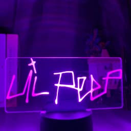American Rapper Lil Peep Led Night Light for Home Decoration Colorful Nightlight Gift for Fans Dropshipping 3d Lamp Celebrity