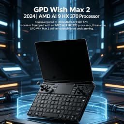 NEW GPD WIN Max 2 10.1-inch Handheld Business Mini Laptop with AMD AI 9 HX 370 Processor 64GB RAM 2TB SSD