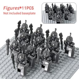 MOC Medieval Dwarf Warrior Elves Knights LOTR Figures Building Blocks Accessories Armor Shield LOTR DIY Toys for Children Gift