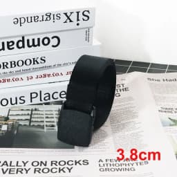 100cm 110cm 120cm 130cm 140cm Pluse Size Fabric Belts Non Metal Plastic Buckle Military Training Adjustable Belt