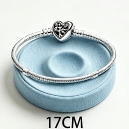 2026 New 925 Silver Heart Shaped Multi Winding Women's Tennis Sliding Bracelet Display Tool DIY Exquisite Charm Jewelry Gift