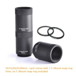 C-CS Mount Camera Lens Adapter Ring 5-40mm Extension Tube C-CS Mount Converter Adaptor Spacer Ring For CCTV Security Camera