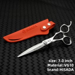 HISADA Hairdressing Scissors Black Suit 6.0 6.5 7.0 Advanced Black Coating Scissors, VG10 Steel Professional Hairdressing Scisso