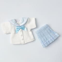 Blyth Clothes Cute Fashion Navy Uniform School Uniform Shirt Pleated Skirt for Ymy Licca Azones Ob22 24 27 Ker Doll Accessories