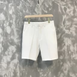 2024 New Trend Casual 5 Points Mid Pants Men's Summer Wild Five-point Pants Youth Loose White Suit Shorts Bermuda Masculina
