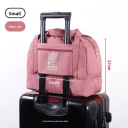 Double-Layer Waterproof Travel Bag for Gym & Swimming -Portable Handheld Dry/Wet Separation Cosmetic Toiletry Storage Unisex Bag