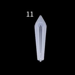 Resin Pendulum Molds Silicone Crystal Molds Epoxy UV Resin Molds for Resin Jewelry Pendant Making DIY Craft Tools