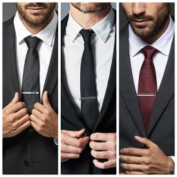 Wed Tie Clips For Men Short Pin Tie Wedding Guests Gifts With Box Tie Clipper To Man Shirt Black Man Cufflinks Fashion Jewelry