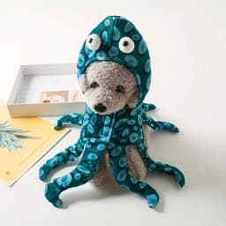 Octopus Costume for Small Dogs and Cats, Dog Hoodies Cold Weather Coat,Dog Pajamas for Christmas Halloween