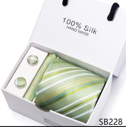 Classic Style 65 Colors Sales Silk Tie Handkerchief Cufflink Set Men Necktie Box Solid Color Sky Blue Fit Wedding Office Cravat