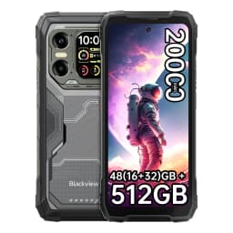 Blackview XPLORE 1 [No EU Charger] Rugged Smartphone 5G 20000mAh 45W 48(16+32)GB + 512GB 6.78'' 2.4K Android 15 Mobile Phone