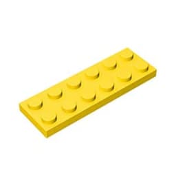 3795 Plate 2 x 6 Bricks Collections Bulk Modular GBC Toys For Technical MOC DIY Buildings Blocks Compatible