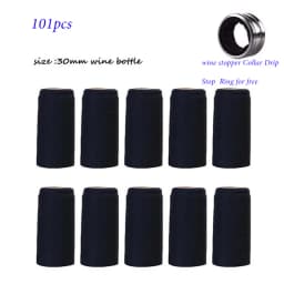 PVC Heat Shrink Capsules Wine Shrink Wrap Wine Bottle Capsules Shrink Caps, Wine Bottle Capsules Shrink Caps for Home Use