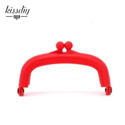 10PCS 8.5cm Arc Plastic Purse Frame Handle for Clutch Bag Handbag Accessories Making Kiss Clasp Lock