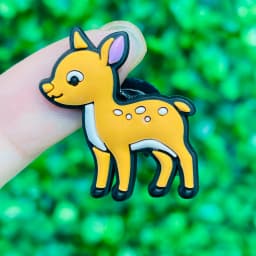 New Arrival 1-10pcs Kawaii Animal Panda Deer Kangaroo Turtle Shoe Charms PVC Accessories Shoes Buckle Ornament Kids Party Gift