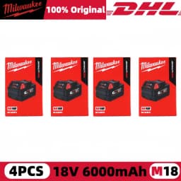 Milwaukee M12 REDLITHIUM HB 6.0Ah Extended Capacity Battery – 12V Rechargeable for M12 Cordless Tools (Model: 48-11-2402)