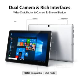 Premium 10.1 Inch CWI529 Windows 10 Tablet PC 4GB RAM 64GB ROM Z8300 CPU 64Bit Quad-Core High-Speed EMMC