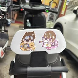 Digimon Anime Cartoon Reflective Warning Sticker - Agumon Cute Helmet Nighttime Reflective Decoration for Electric Vehicles