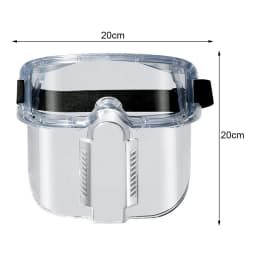 Clear Protective Mask For Full Face Cover Detachable Anti-Dust Face Protector Sturdy Sanding Dust Mask For Women Men Kids