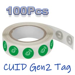 GEN2 CUID S50 Tag Sticker IC 13.56MHz ISO14443A UID Changeable CUID Chip Writable Rewritable Block 0 Writable Clone Duplicate