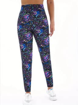 Printed Geometric Casual Tight Fitting Women's Tight Pants For Healthy Height Suitable For Stretching Running Sports Exercise