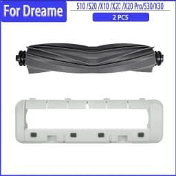 Main Brush Cover for Dreame L10S Pro / L10S Ultra / S10 / X10 / S20 / X20 / X30 / S30 / X40 / X40 Pro / X40 Ultra Robot Vacuum C