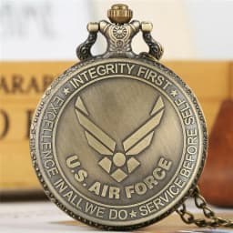 Retro B-29 Aircraft Quartz Pocket Watch Steampunk Retro Army Military Necklace Chain Watch Pendant Antique Gifts for Soldiers