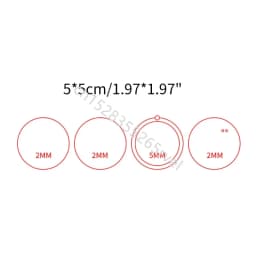 11 Typs Retro Geometric Shape Quicksand Mold Empty Plates Clear Acrylic Blank Plate DIY Quicksand Blank Card Brick